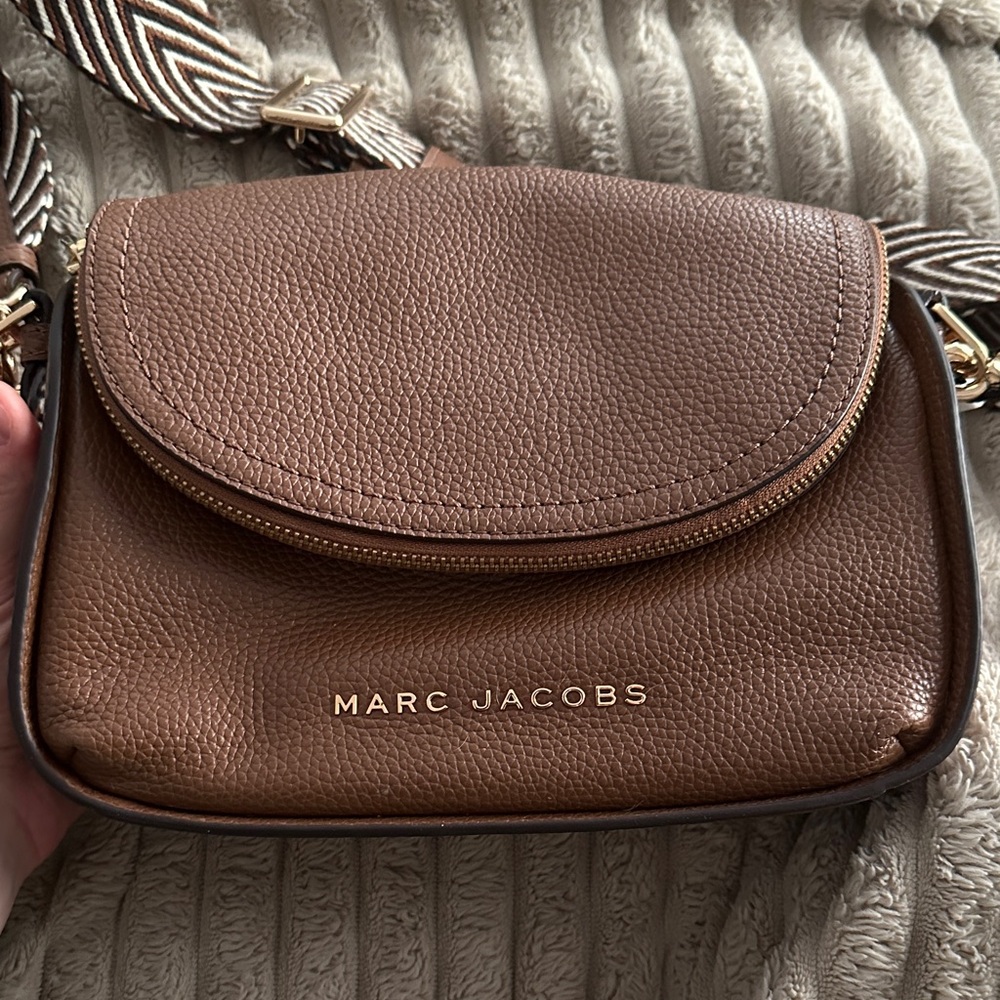 Marc Jacobs Tan Leather Crossbody Bag